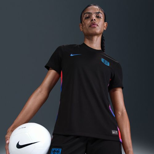 Maillot De Foot Replica Nike Dri-Fit Angleterre 2025 Stadium Extérieur (Équipe Féminine) Pour Femme - Noir