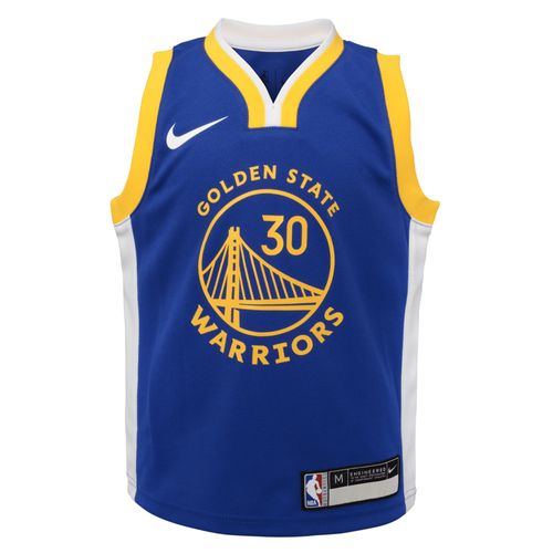 Coffret Maillot Et Short Nike Nba Stephen Curry Golden State Warriors 2022/2023 Icon Pour Enfant (Garçon) - Bleu
