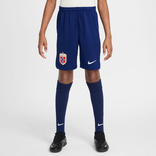 Short De Foot Replica Nike Dri-Fit Norvège 2025/26 Stadium Domicile Pour Ado - Bleu