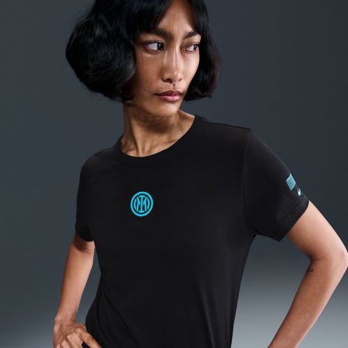 T-Shirt Nike Football Inter Milan Pour Femme - Noir