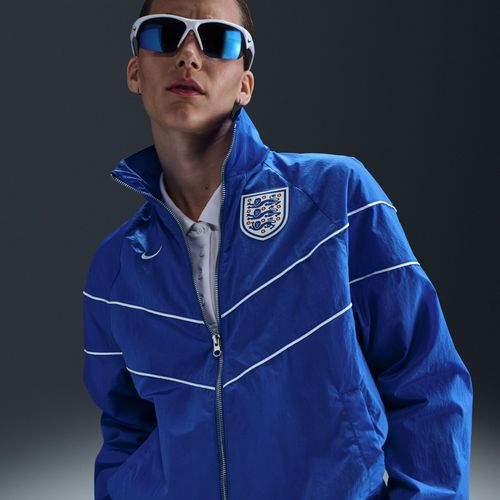 Veste Tissée Anti-Uv Nike Football Angleterre Windrunner Pour Femme - Bleu