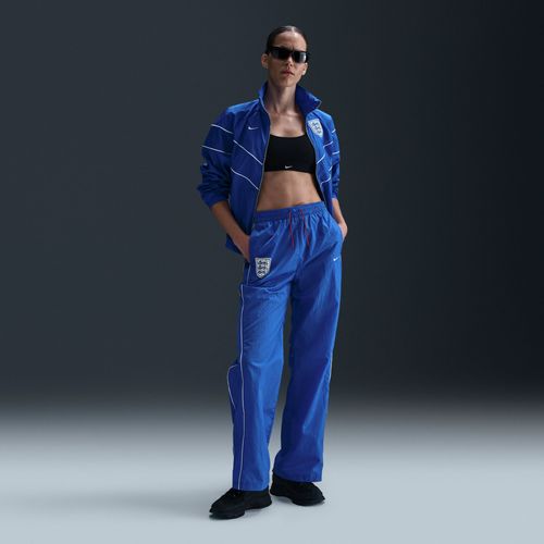 Pantalon Tissé Taille Haute Nike Football Angleterre Windrunner Pour Femme - Bleu