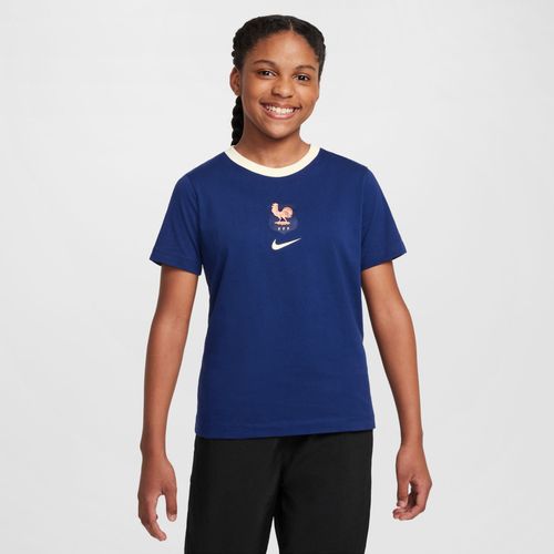 T-Shirt Nike Football Fff Pour Ado - Bleu