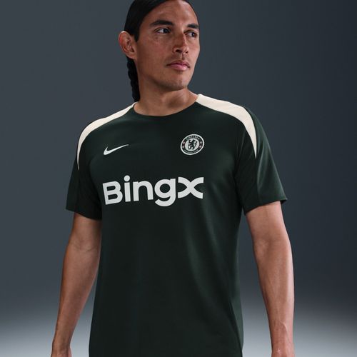 Haut De Foot À Manches Courtes Nike Dri-Fit Chelsea Fc Strike Pour Homme - Vert