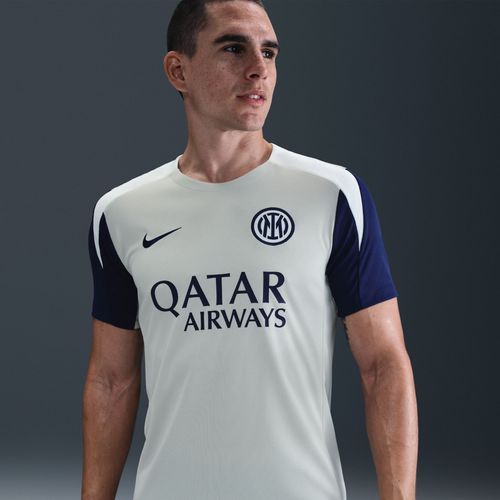 Haut De Foot À Manches Courtes Nike Dri-Fit Inter Milan Strike Pour Homme - Gris