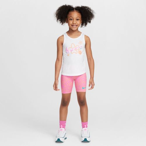 Ensemble Deux Pièces Avec Cycliste Imprimé Wild Flower Nike Dri-Fit Pour Enfant - Orange