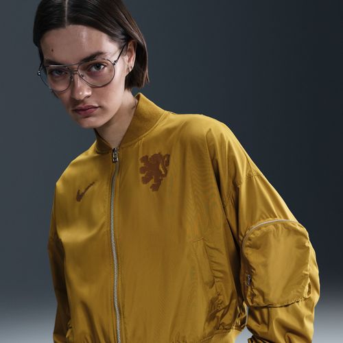 Veste Aviateur Oversize Nike Football Pays-Bas Essential Pour Femme - Marron