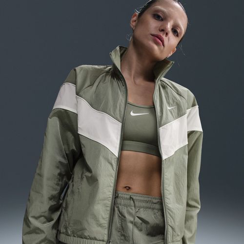 Veste À Zip Tissée Ample Uv Nike Windrunner Pour Femme - Vert