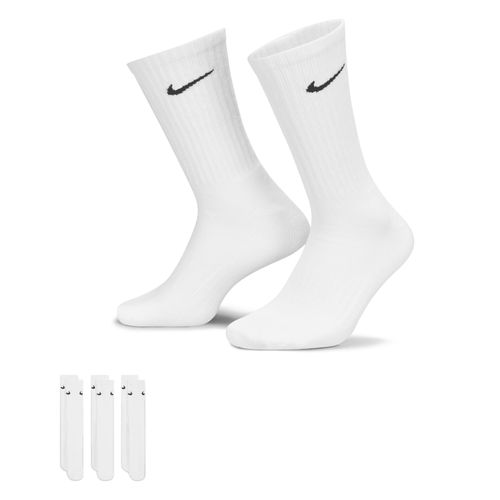 Chaussettes De Training Mi-Mollet Nike Cushioned (3 Paires) - Blanc