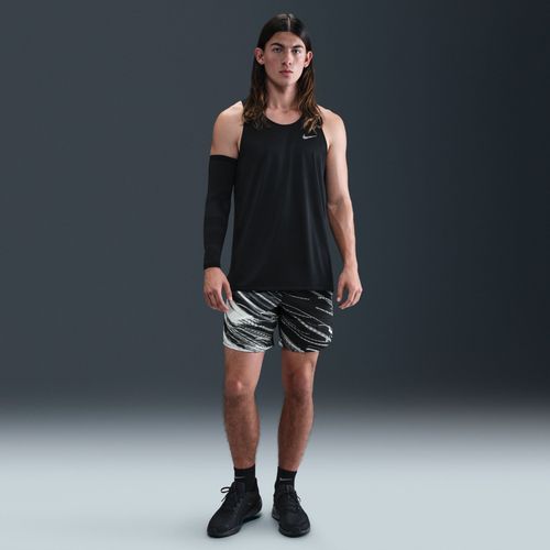 Short De Running Avec Sous-Short Intégré 18 Cm Dri-Fit Nike Stride Pour Homme - Gris
