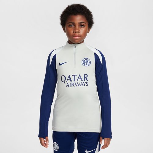 Haut D'entraînement De Foot Nike Dri-Fit Inter Milan Strike Pour Ado - Gris