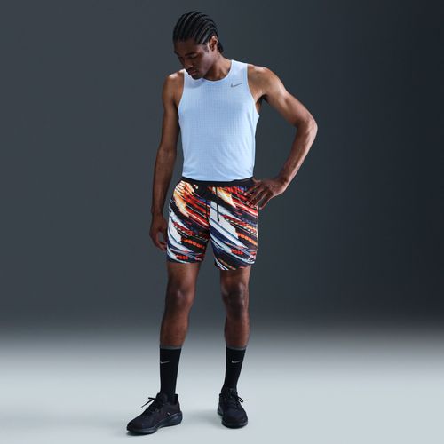 Short De Running Avec Sous-Short Intégré 18 Cm Dri-Fit Nike Stride Pour Homme - Blanc