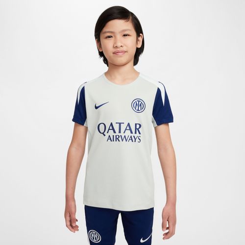 Haut De Foot À Manches Courtes Nike Dri-Fit Inter Milan Strike Pour Ado - Gris