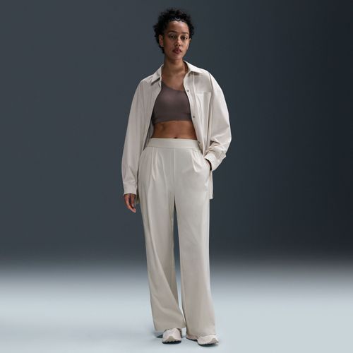 Pantalon Ample À Taille Haute Et Jambes Larges Dri-Fit Nike 24.7 Perfectstretch Pour Femme - Marron