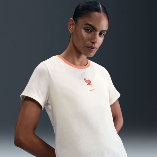 T-Shirt Nike Football Fff Pour Femme - Marron
