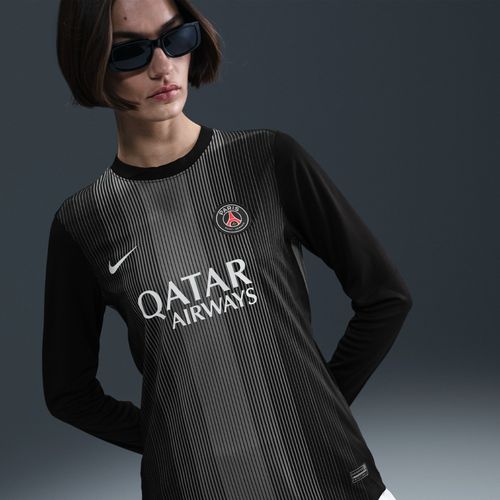 Maillot De Foot À Manches Longues Replica Nike Dri-Fit Paris Saint-Germain 2025/26 Stadium Gardien De But Pour Femme - Noir