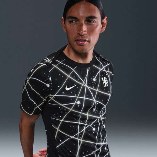 Haut De Foot À Manches Courtes D'avant-Match Nike Dri-Fit Chelsea Fc Academy Pro Pour Homme - Noir