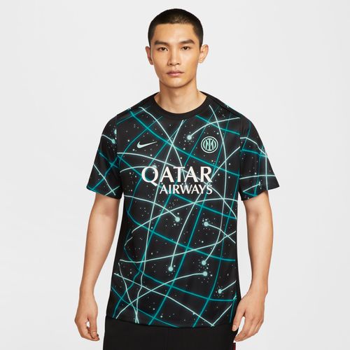 Haut De Foot D'avant-Match À Manches Courtes Nike Dri-Fit Inter Milan Academy Pro Pour Homme - Noir