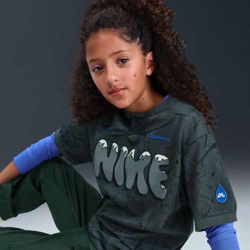 Maillot De Skate Dri-Fit Nike Sb Pour Ado - Gris