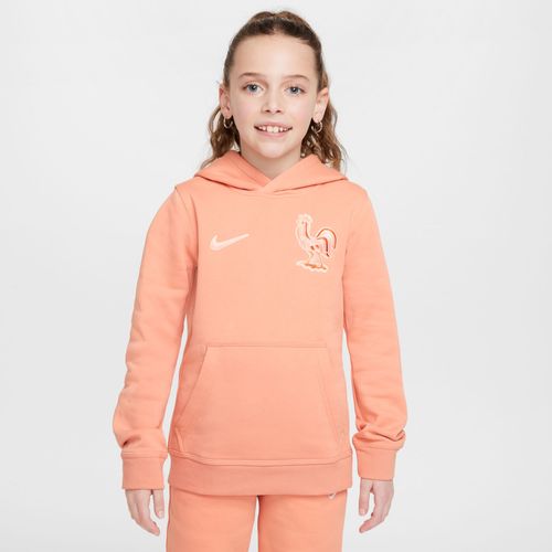 Sweat À Capuche Nike Football Fff Club Pour Ado - Orange