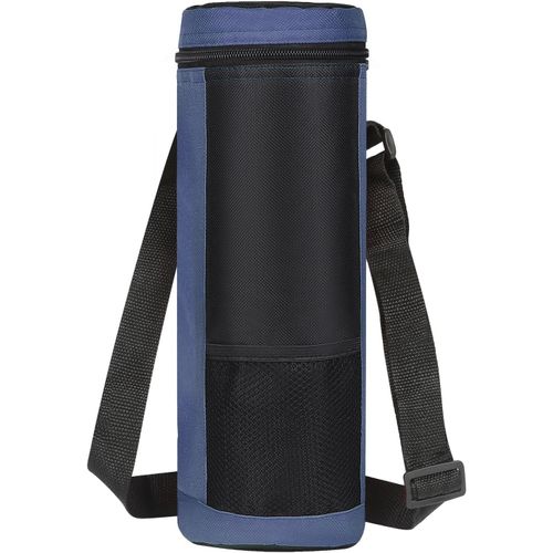 Kgabery-Sac Isotherme Bouteille D'eau Avec Poignée Et Bandoulière Réglable Pour Voyage,Grande Capacité,Matière Souple Pliable Tissu Imperméable,Portable Pour Vin Et Champagne