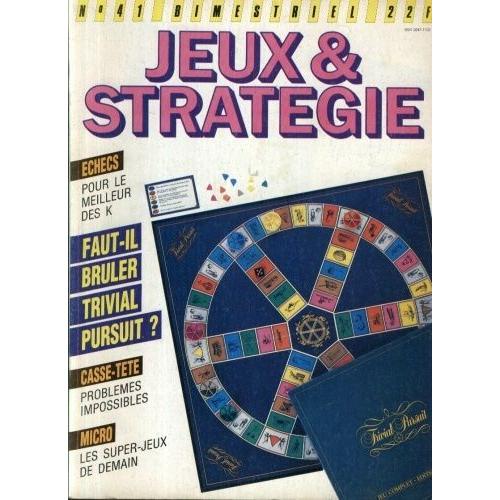 Jeux Et Strategie N°41  N° 41 : Faut Il Bruler Le Trivial Poursuite