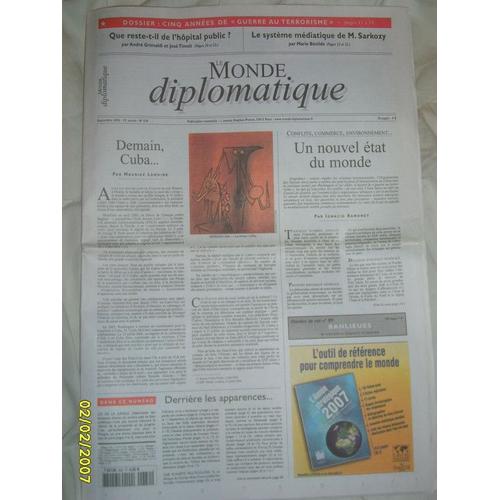 Le Monde Diplomatique  N° 630 : Demain,Cuba...