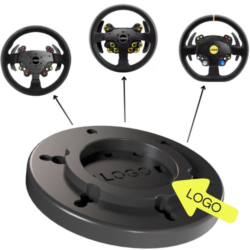 Adaptateur Hubs Thrustmaster 32r Sparco 488 Vers Volants Customs + Logo Adapter