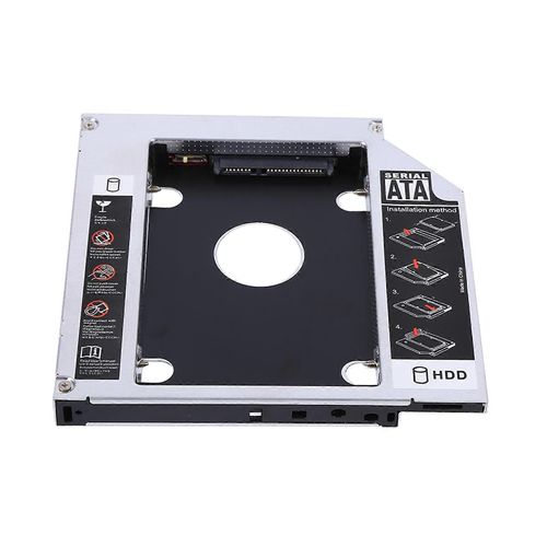 12.7mm En Aluminium SATA HDD SSD Boîtier Disque Dur Disque Dur Baie Caddy Adaptateur DVD Optique pour Ordinateur Portable