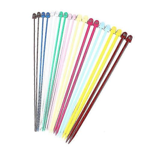 Abs Plastique & Acier Fil Plastique Aiguilles À Tricoter Plastique
