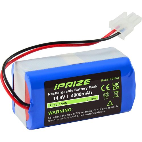 CLICKSELL-Batterie Rechargeable Li-Ion 14,4 V 5 200 Mah Pour Proscenic M7 M8 Pro Airrobo T20+/T10+/T9, Batterie Pour Uoni V980 Plus Et Lenovo Lr1, Et Roidmi Eve Plus, Pour Xiaomi Viomi S9 Et Lydsto R