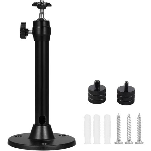CLICKSELL-Mini Support Mural Pour Projecteur Avec 3 Adaptateurs À Vis Compatible Avec Qkk, Dr.J, Dbpower, Anker, Vankyo, Aaxa, Jinhoo, Pvo, Tmy, Auking Et La Plupart Des Autres Mini Projecteurs