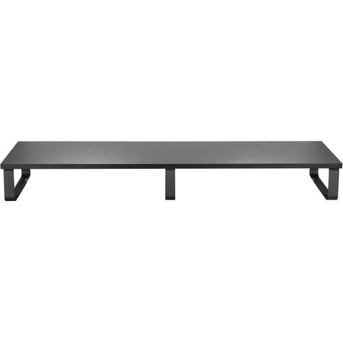 Clicksell-Ricoo Réhausseur Écran 100 X 26 X 124cm Support Fs0112 Tv Et Pc Meuble Élévation Rectangulaire Organisateur De Bureau Pour Ordinateur Pc Noir