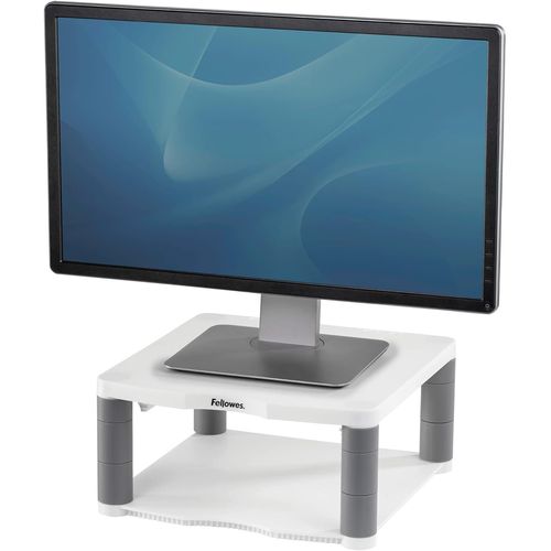CLICKSELL-Fellowes 9171705 Support Moniteur Ergonomique Premium Gris Clair