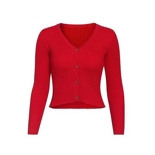 Misswim-Pull En Tricot Boutonné Cardigan Femmes Mode Sexy Serré Côtelé Point Grande Taille Automne Et Hiver S Couleur X19st1276 5