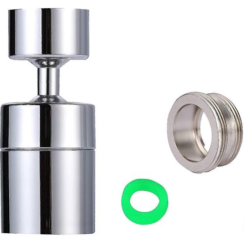 360°Aérateur de robinet pivotant, économiseur de filtre Tête de robinet de cuisine 2 modes Pulvérisateur réglable - Pour robinets avec buse haute pression M22 Threa externe