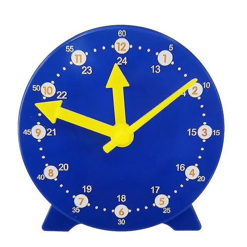 Horloge D'apprentissage De Richesse Pour Enfants, Horloges D'apprentissage Pour Étudiants Temps D'enseignement Noir