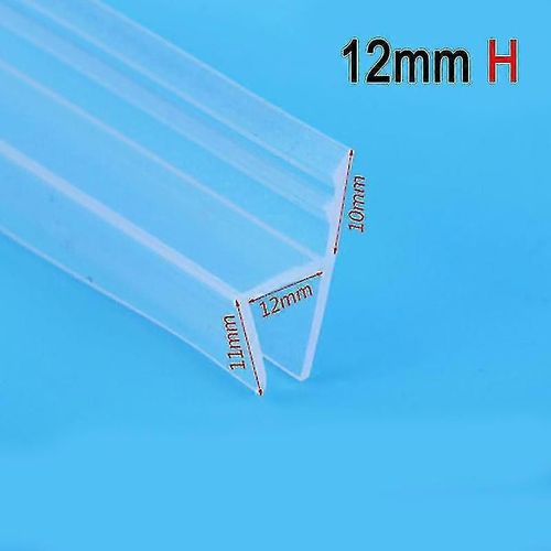 F / u / h Forme Verre Porte Ruban scellant Silicone Caoutchouc Fenêtre Verre Joint Bande Baignoire Écran Porte
