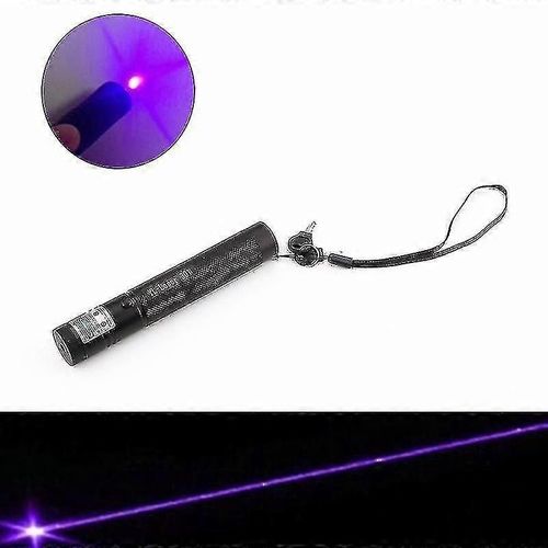 Laser 301 Stylo pointeur laser violet Mise au point réglable Super Laser Faisceau visible 405nm 5mw