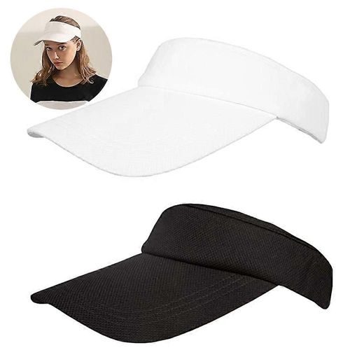 2 Pcs Pare-Soleil Pour Femmes Et Filles, Chapeaux Réglables À Long Bord De Bande De Sueur Souple
