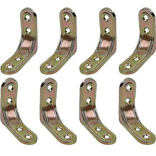Support D'étagère Murale, 8 Pièces 5cm 5cm Support D'étagère En Métal, Forte Capacité Portante, Pour La Fixation Et Le Renforcement Des Tables, Des Chaises, Des Meubles