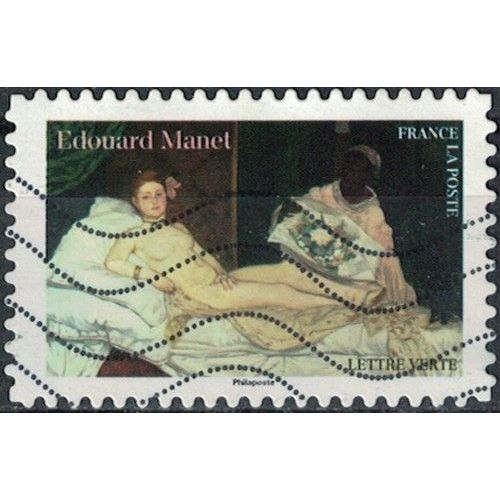 France 2024 Oblitéré Impressionnisme Musée D'orsay Edouard Manet Olympia Y&t Fr 2411