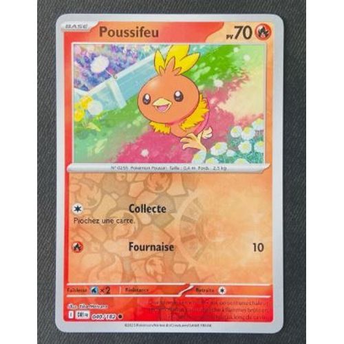 Pokémon Poussifeu 040 / 182 Reverse Ev10 Rivalités Destinées