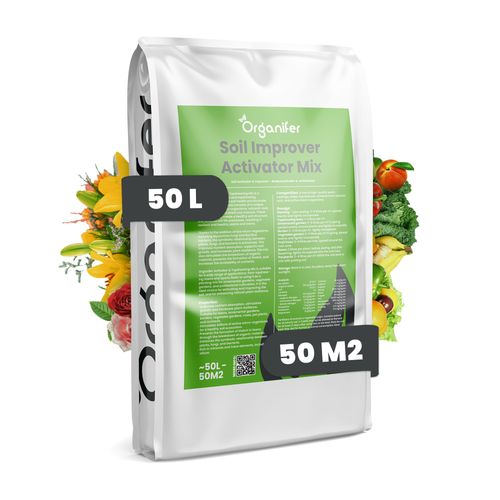 Amendement Du Sol - Mélange Activateur - 50 Litres Pour 50m2 - Organifer