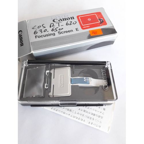 CANON FOCUSING SCREEN D quadrillé pour EOS RT EOS 620 630 verre de visée