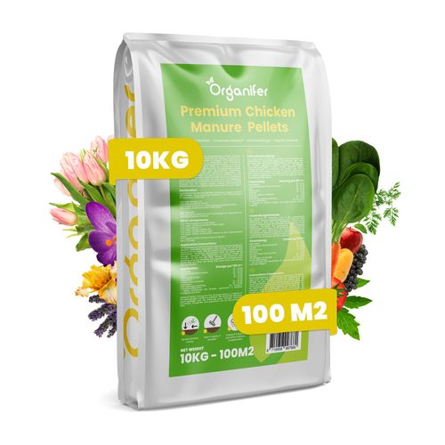 Granulés De Fumier De Poule - 10 Kg Pour 100 M2 - Organifer