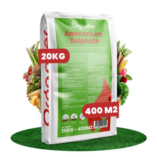 Engrais Au Sulfate D'ammonium (20 Kg Pour 400 M2) - Organifer
