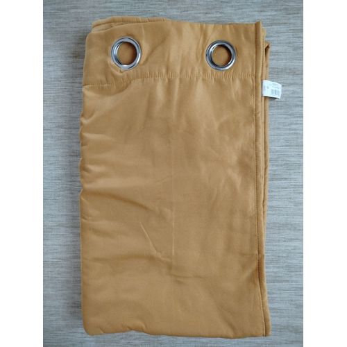 Rideau Isolant Today 140x240cm 100% Polyester Couleur Ocre