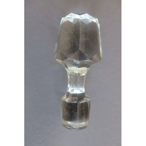 Bouchon De Carafe Cristal À Facettes Longues /19 M