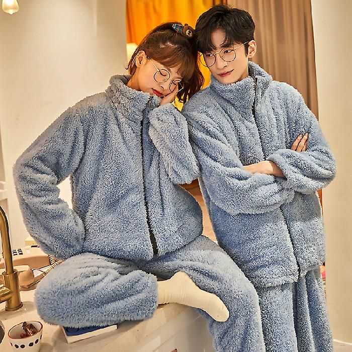 Ensemble D'homewear Pour Hommes : Top Teddy Avec Fermeture Éclair